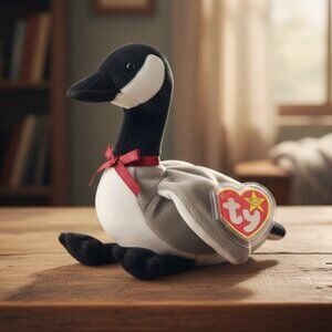 TY Original Beanie Baby "Loosy "The Goose 1998